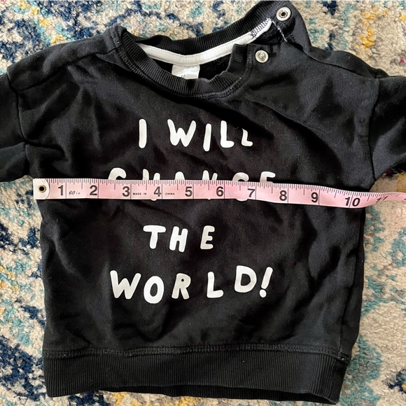 H&M Baby Girls Crewneck Sweatshirts Size 9 Months - Picture 6 of 8